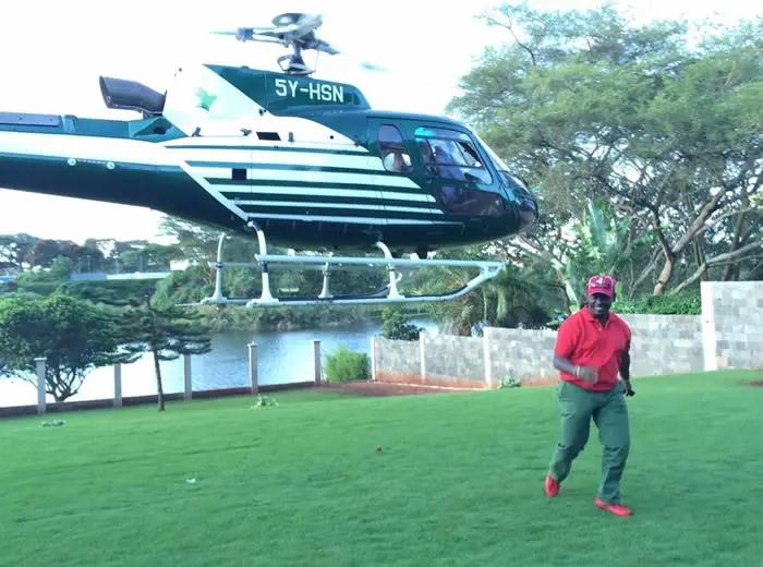 William Kabogo Helicopter - Kabogo Jumps Off A Moving Helicopter