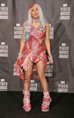 Lady Gaga Meat Dress
