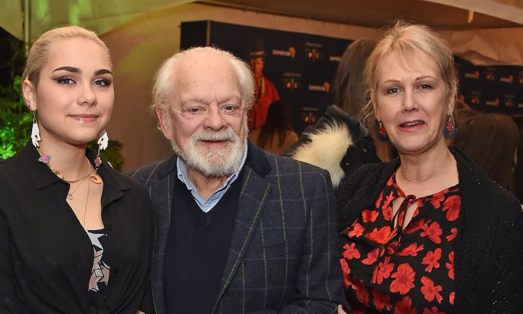 David Jason with his wife and daughter