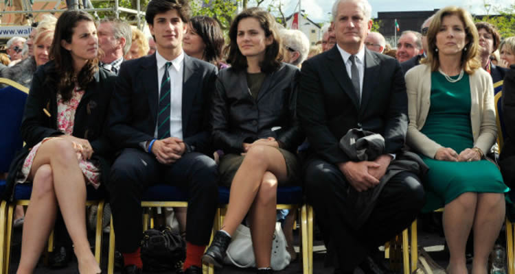Caroline Kennedy and her family