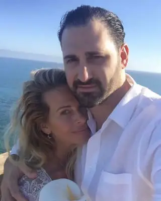 A Photo of Dina Manzo and her Husband Dave Cantin