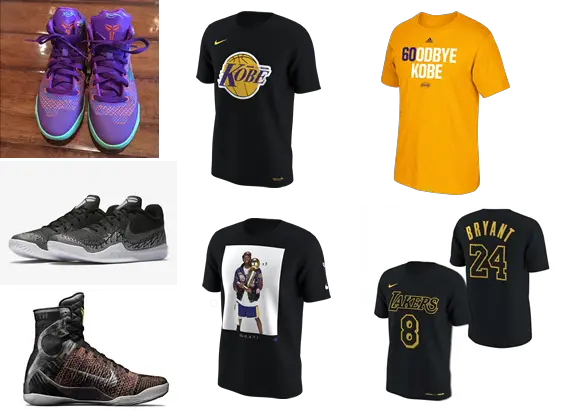 Kobe Bryant Sneakers and shoes