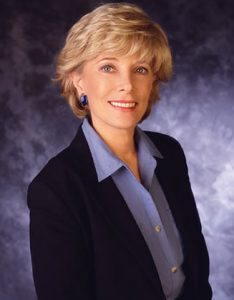 Lesley Stahl- the host of 60 minutes
