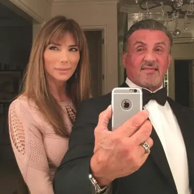 Flavin and her husband Sylvester Stallone