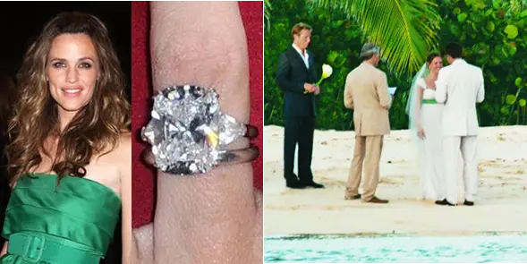 Jennifer Garner engagement ring and wedding