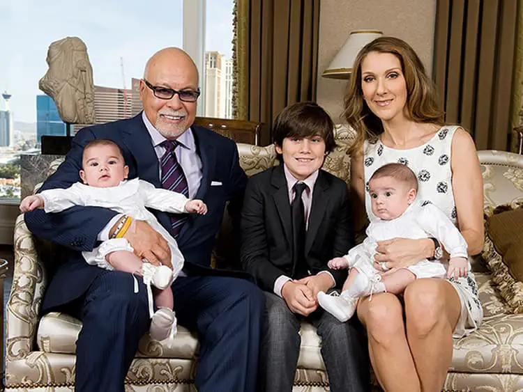 Celine Dion Family photo