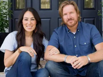 A photo of Chip Gaines with his dear wife, Joanna