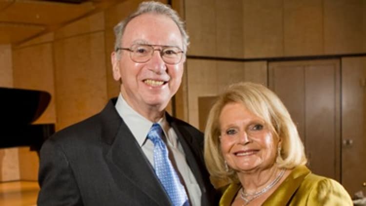 Irwin Jacobs and wife photo