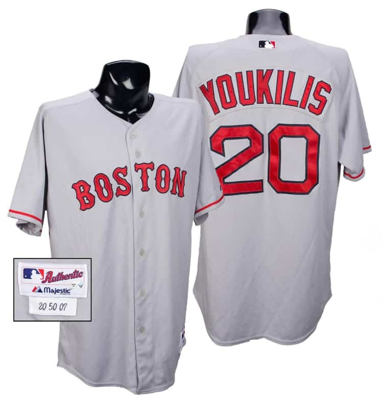 Kevin Youkilis Red Sox Jersey