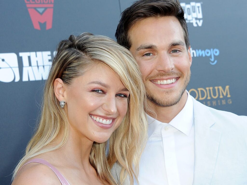 Melissa Benoist and her husband Chris Wood Photos