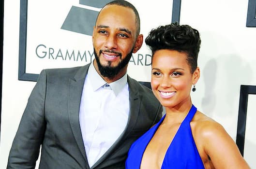 Swizz Beatz With his wife Alicia Keys Photo