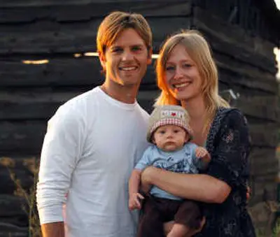Trevor St. John, Son and his wife Sara Photos