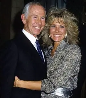 A photo of Alexis Maas and with her late husband Johnny Carson