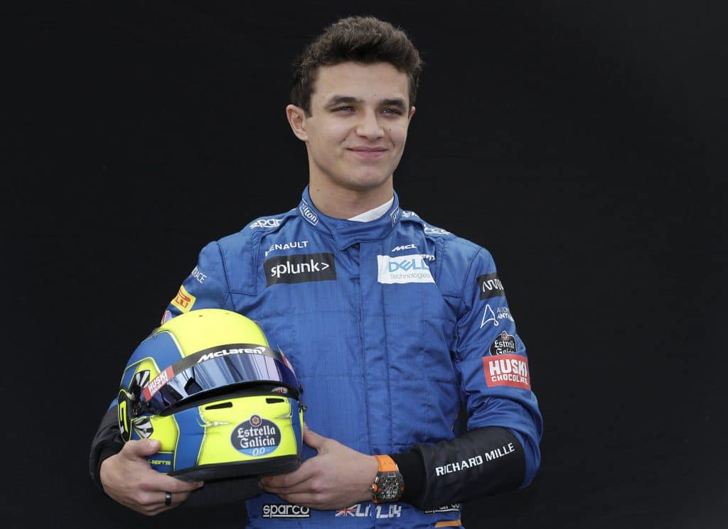 Lando Norris Photo and Helmet