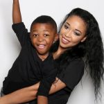 A Photo of DJ Duffey And Her Son.