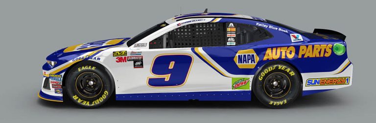 chase elliott model car