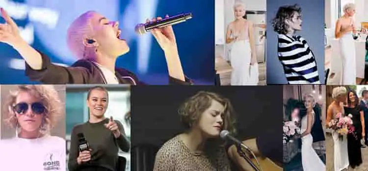Images of Taya Smith's Wedding Dress and Hairstyles