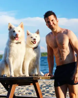 Ross Hull With his Dogs Photo