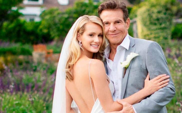 Laura Savoie and husband Dennis Quaid photo