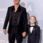 Julian Fuego with his Father, Robin Thicke