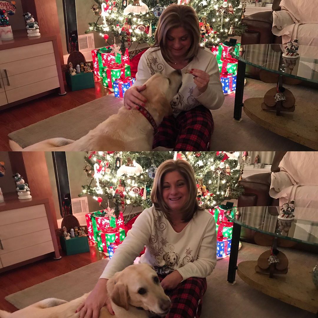 Lisa LaRocca with her dog Maxwell Photo