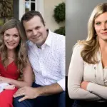 Catie Beck with her husband and daughter Photos
