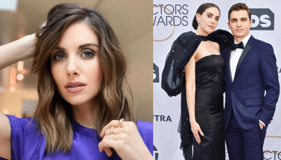 Alison Brie with her husband Photos