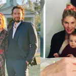 Nick Cordero with his wife and child Photo