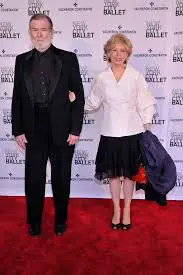 Aaron Latham and Leslie Stahl