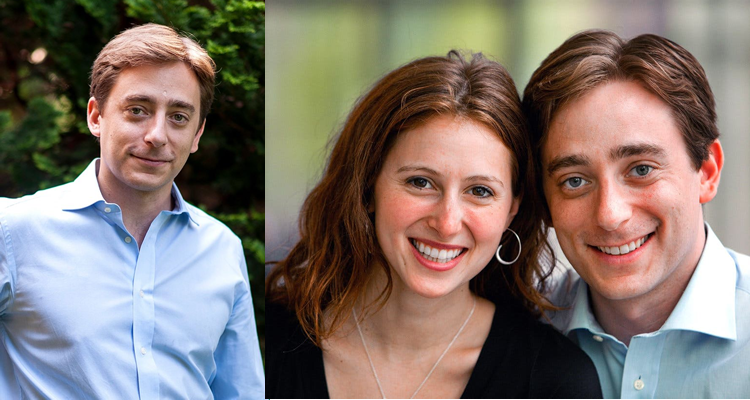 Evan Osnos with his wife Photos