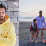 Scott Disick with his kids Photos
