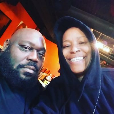 Comedian Faizon Love with a Fan Picture