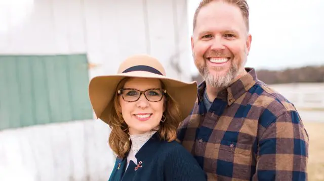Bart Millard of MercyMe with his wife, Shannon