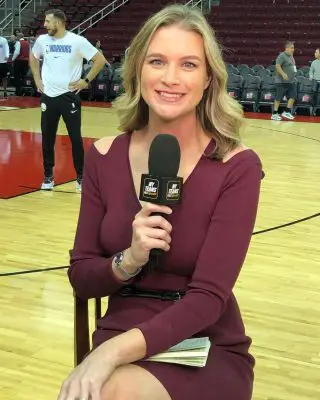 NBC Sports reporter Kerith Burke