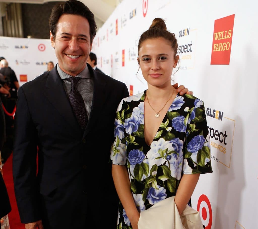 Tu Simone Ayer Morrow and her Dad, Rob Marrow