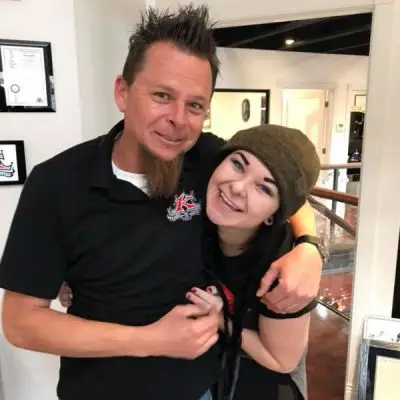 Dave Kindig with his daughter Baylee Kindig Photo