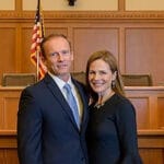 Jesse M. Barrett and his wife Amy Coney Barrett Photo