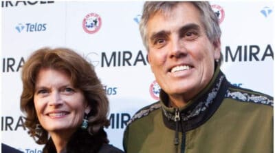 Verne Martell and his wife Lisa Murkowski Photo