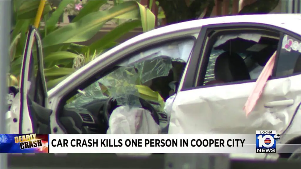 Car crash in Cooper City kills one person. The accident claimed the life of Miami-Dade Police Captain Tyrone White. (WPLG)