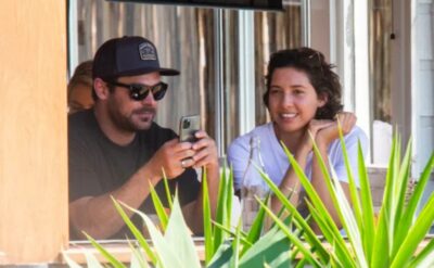Zac Efron with his girlfriend Vanessa Valladares (source: pagesix)