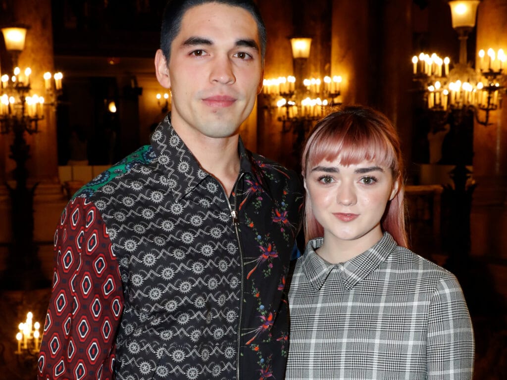 Selby and his girlfriend Maisie Williams Photo