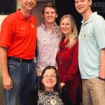 Cameron Collins and his family Photo