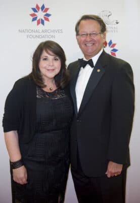 Colleen Ochoa and her husband Gary Peters Photo