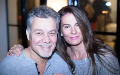 photo of the late Eddie Van Halen with his Wife Janie Liszewski