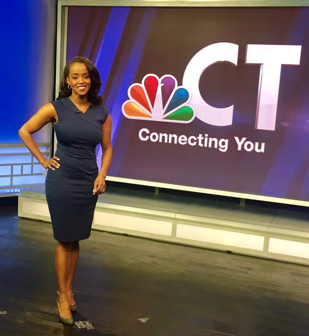 NBC Connecticut reporter Leslie Mayes