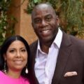 Cookie Johnson ( Left ) Alongside her husband Magic Johnson ( Right )