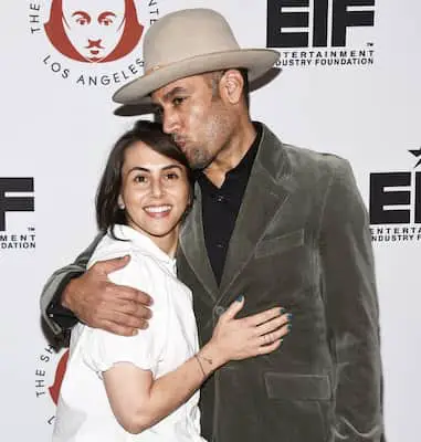 A photo of Jaclyn Matfus and her husband Ben Harper 