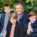 Quinn Kelly Stone, his siblings and their mother Sharon Stone Photo