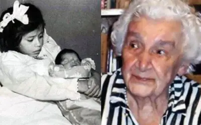 Lina Medina's then and now photo
