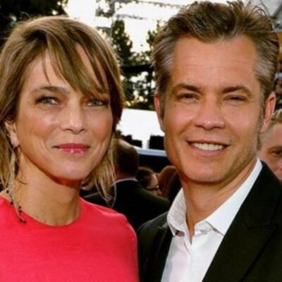 Alexis Knife and her husband Timothy Olyphant Photo